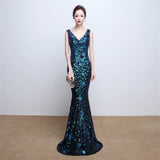 YIDINGZS Slim Long Evening Dresses - ladies Shapewear 