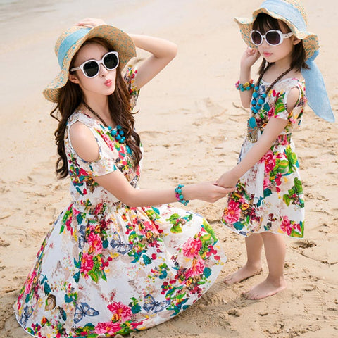Family look mother daughter dresses - ladies Shapewear 