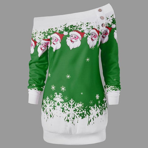 Sexy Off Shoulder Christmas Dress - ladies Shapewear 