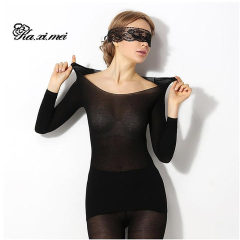 Kaximei  Autumn Winter Fever Underwear Suit  Slimming Body - ladies Shapewear 