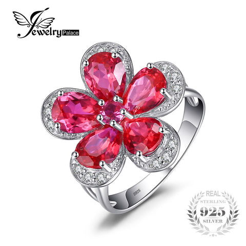 Jewelry Palace Pigeon Blood Ruby Ring - ladies Shapewear 