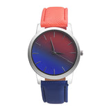 erkek saat Women Watch Quartz Wrist Watch Retro Rainbow Design - ladies Shapewear 