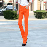 Hot Sale Skinny Jeans Female Candy Color Denim Pants - ladies Shapewear 