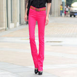 Hot Sale Skinny Jeans Female Candy Color Denim Pants - ladies Shapewear 