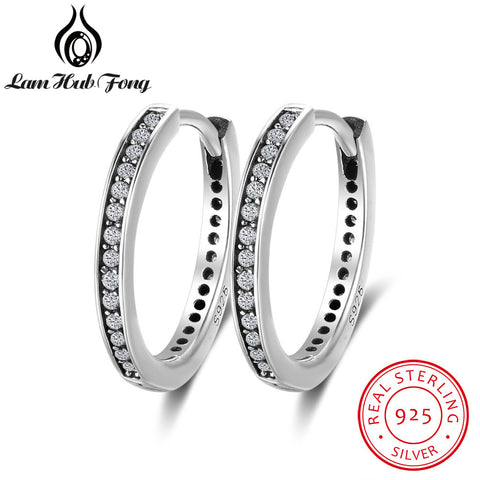 Genuine Round Circle Hoop Earrings For Women Vintage Style - ladies Shapewear 